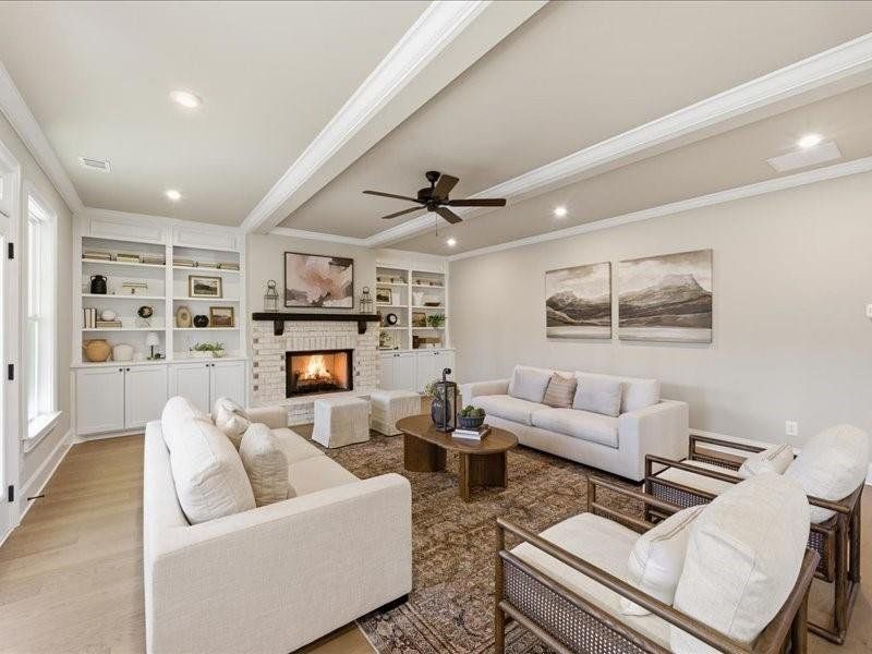 Furnished interior view inside a new home in Ford Landing, Acworth (Image 6).