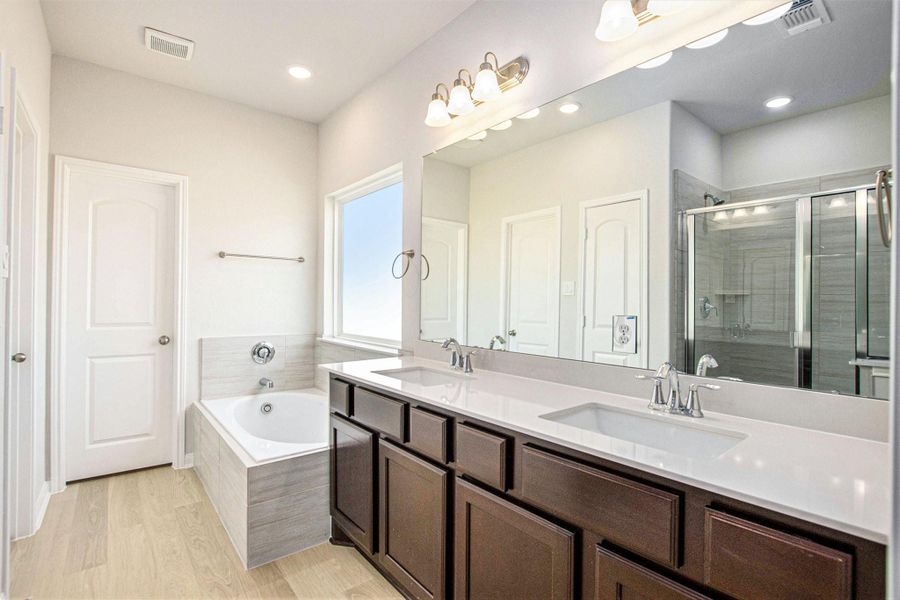 Furnished interior view inside a new home in , Bay City (Image 7). Furnished interior view inside a new home in , Bay City (Image 7).