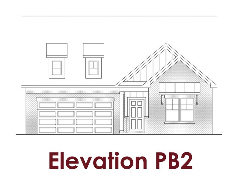 Representative rendering of the exterior for the Aspen UHP                                                                Primary Suite on Main by Chafin Communities (Image 9).