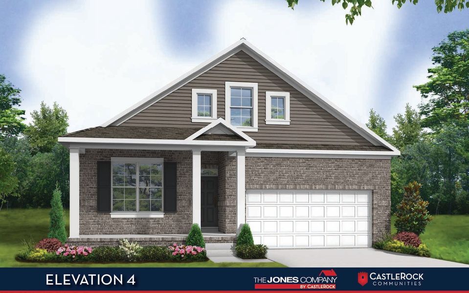 Representative exterior photo of a completed home built from the Albright by CastleRock Communities in McCain's Station, Gallatin, TN (Image 18).