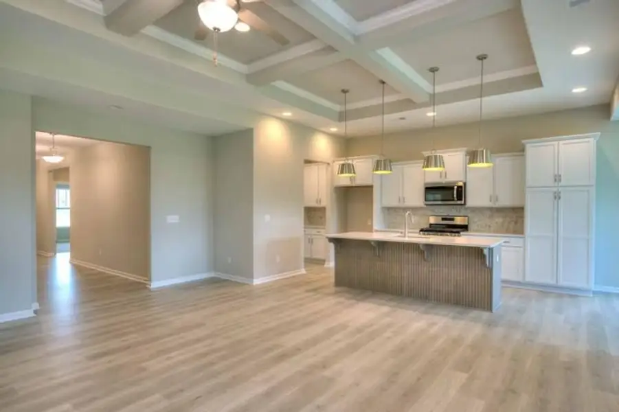 Representative unfurnished interior of a home built from the Sinclair by True Homes in Enclave at Wild Rose, Rock Hill (Image 7). Representative unfurnished interior of a home built from the Sinclair by True Homes in Enclave at Wild Rose, Rock Hill (Image 7).
