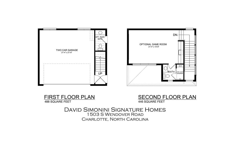 2D floor plan layout of this home in , Charlotte, NC (Image 3).