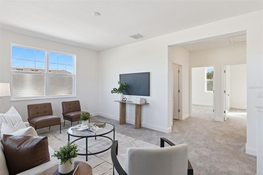 Furnished interior view inside a new home in Tamarack at Two Rivers, Zephyrhills (Image 15).