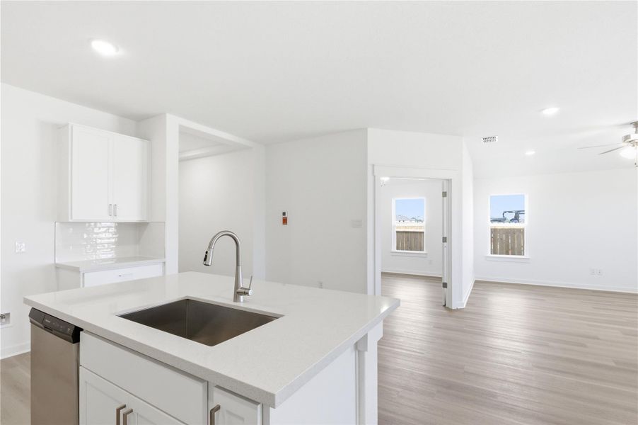 Furnished interior view inside a new home in Infinity Square, Kyle (Image 10).