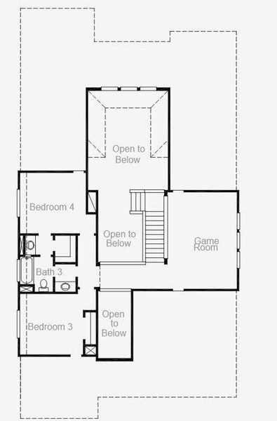 2D floor plan layout of this home in Candela, Richmond, TX (Image 3).