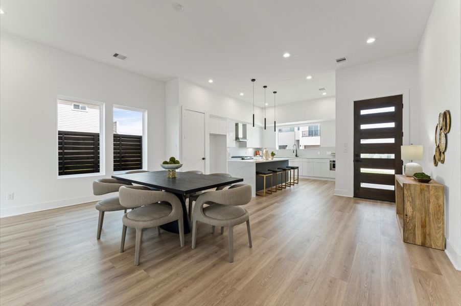 Furnished interior view inside a new home in , Missouri City (Image 6). Furnished interior view inside a new home in , Missouri City (Image 6).