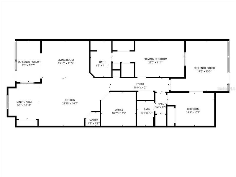 2D floor plan layout of this home in , Punta Gorda, FL (Image 4). 2D floor plan layout of this home in , Punta Gorda, FL (Image 4).