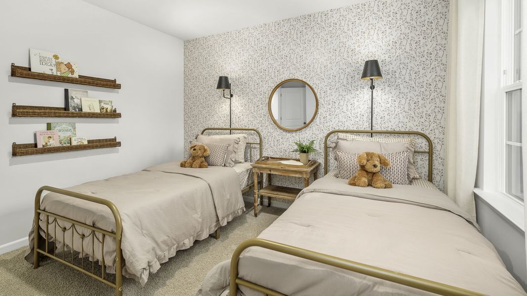 Furnished interior view inside a new home in Quail Haven, Winston-Salem (Image 16).