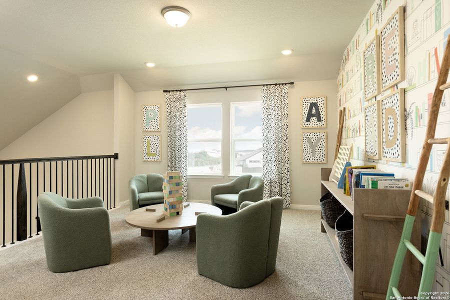 Furnished interior view inside a new home in Hunter's Ranch, San Antonio (Image 8).