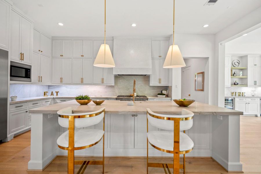 Furnished interior view inside a new home in , Houston (Image 37).