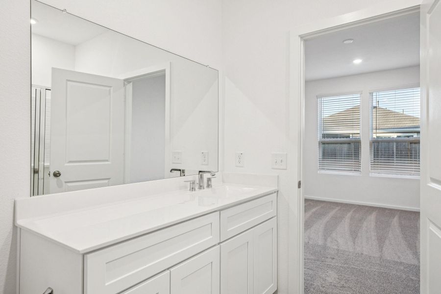 Furnished interior view inside a new home in Decker Farms, Magnolia (Image 5).
