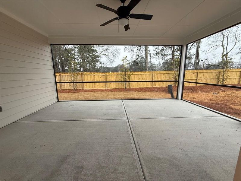 Exterior details and patio area of a home in , Hiram (Image 26).