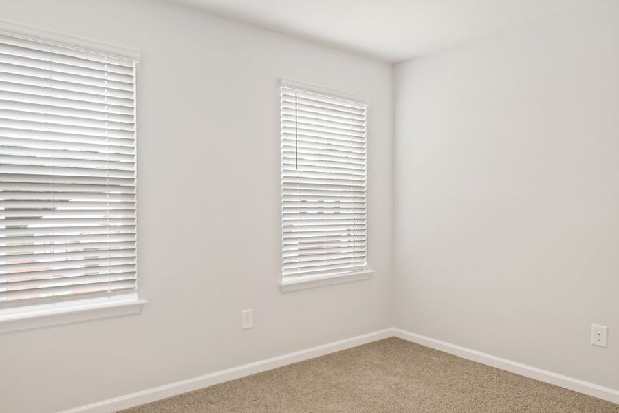 Spacious, unfurnished interior of a new home in The Mill at Woodcreek Farms, Elgin (Image 22). Spacious, unfurnished interior of a new home in The Mill at Woodcreek Farms, Elgin (Image 22).