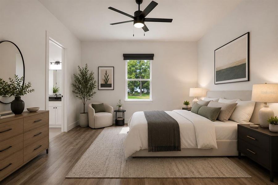 Furnished interior view inside a new home in , Dade City (Image 15). Furnished interior view inside a new home in , Dade City (Image 15).