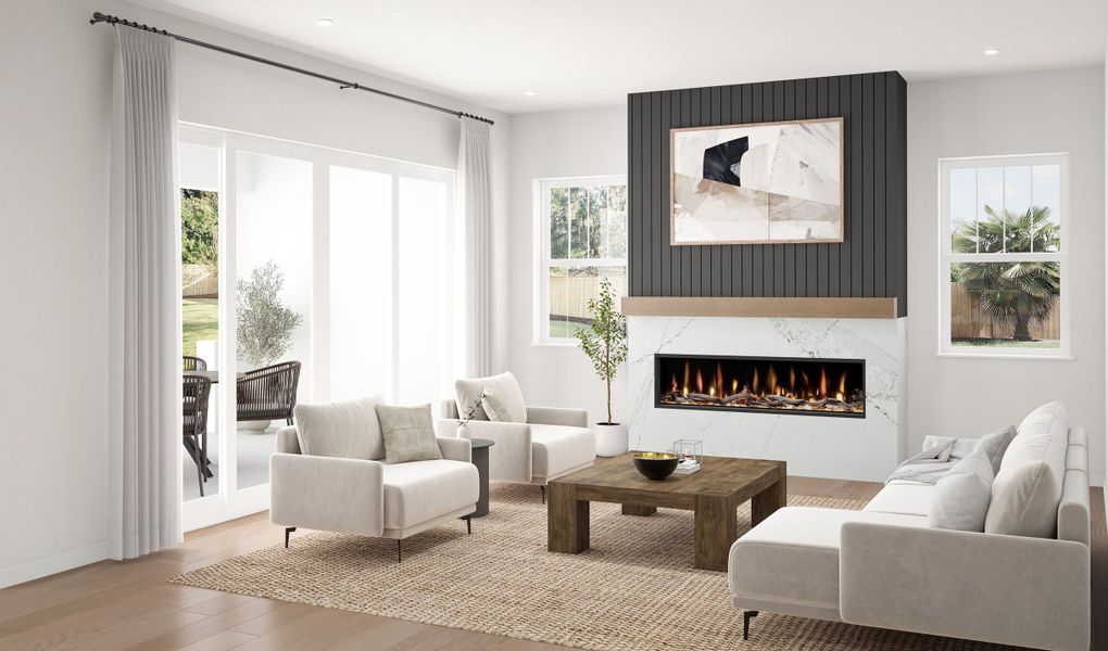 Furnished interior view inside a new home in , Tampa (Image 9).