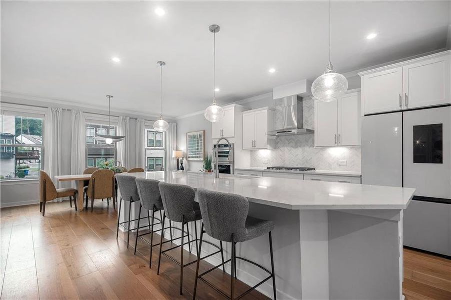 Furnished interior view inside a new home in Parkside at Mason Mill, Decatur (Image 12).