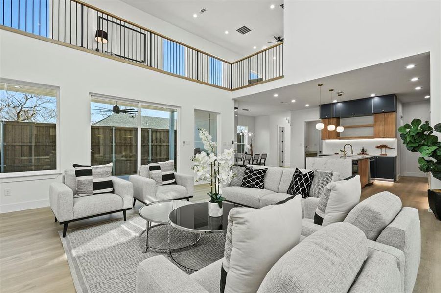 Furnished interior view inside a new home in , Dallas (Image 14).