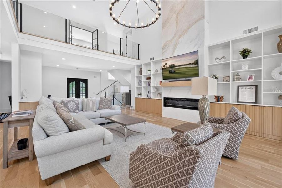 Furnished interior view inside a new home in , Buford (Image 48).