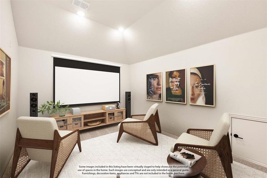 Furnished interior view inside a new home in Glenwood Meadows, Argyle (Image 11).