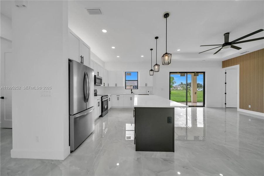 Furnished interior view inside a new home in , Cape Coral (Image 8).
