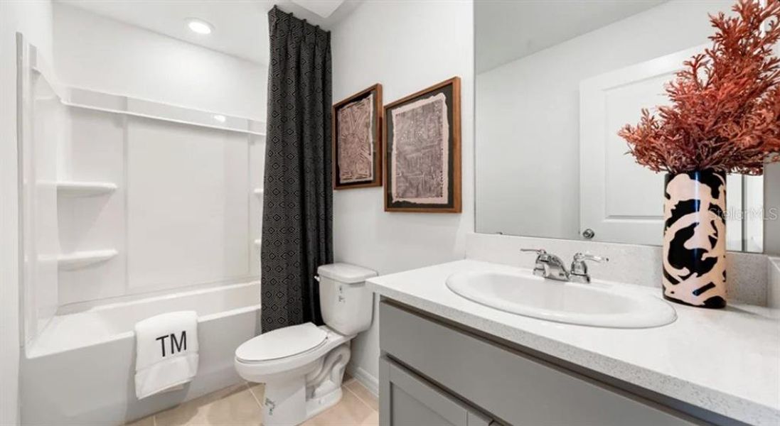 Furnished interior view inside a new home in The Townhomes at Azario Lakewood Ranch, Bradenton (Image 16).