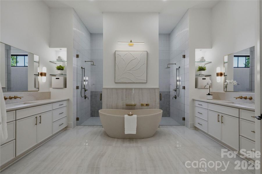 Furnished interior view inside a new home in , Cornelius (Image 11).