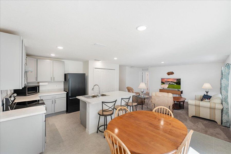 Furnished interior view inside a new home in , Fort Pierce (Image 4). Furnished interior view inside a new home in , Fort Pierce (Image 4).