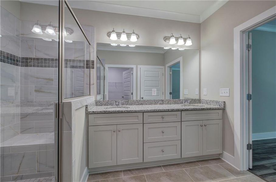 Furnished interior view inside a new home in , Cartersville (Image 11).