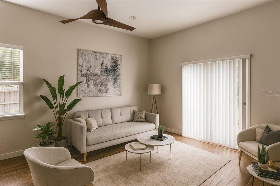 Furnished interior view inside a new home in , Deland (Image 11).