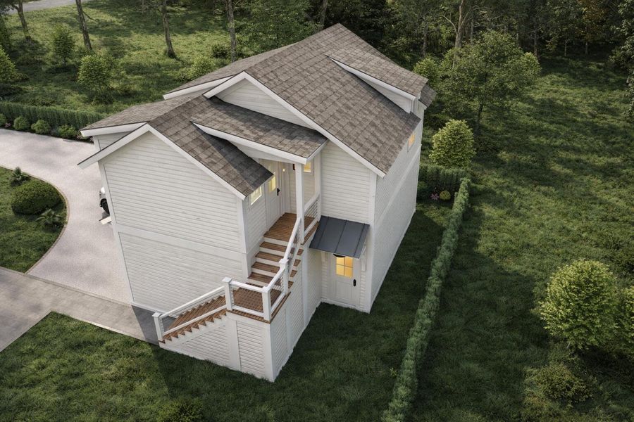 Front exterior of a new home in , Mount Pleasant, SC, highlighting curb appeal (Image 11).