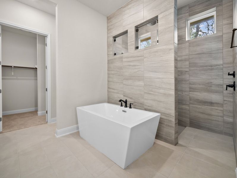 Furnished interior view inside a new home in Cibolo Crossing, Universal City (Image 6).