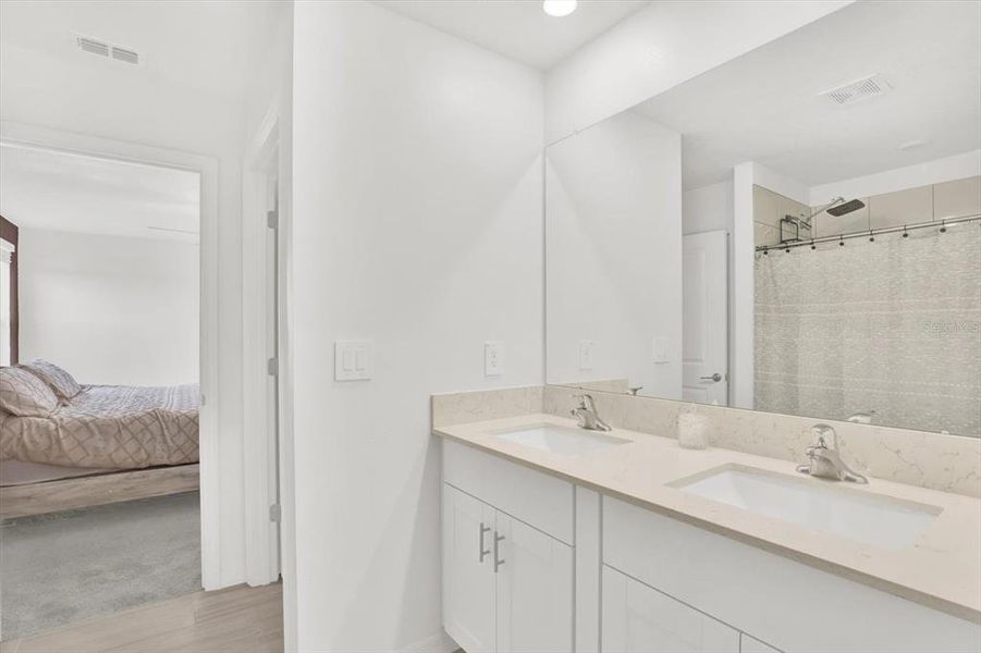 Furnished interior view inside a new home in Two Rivers: The Manors II, Zephyrhills (Image 5). Furnished interior view inside a new home in Two Rivers: The Manors II, Zephyrhills (Image 5).