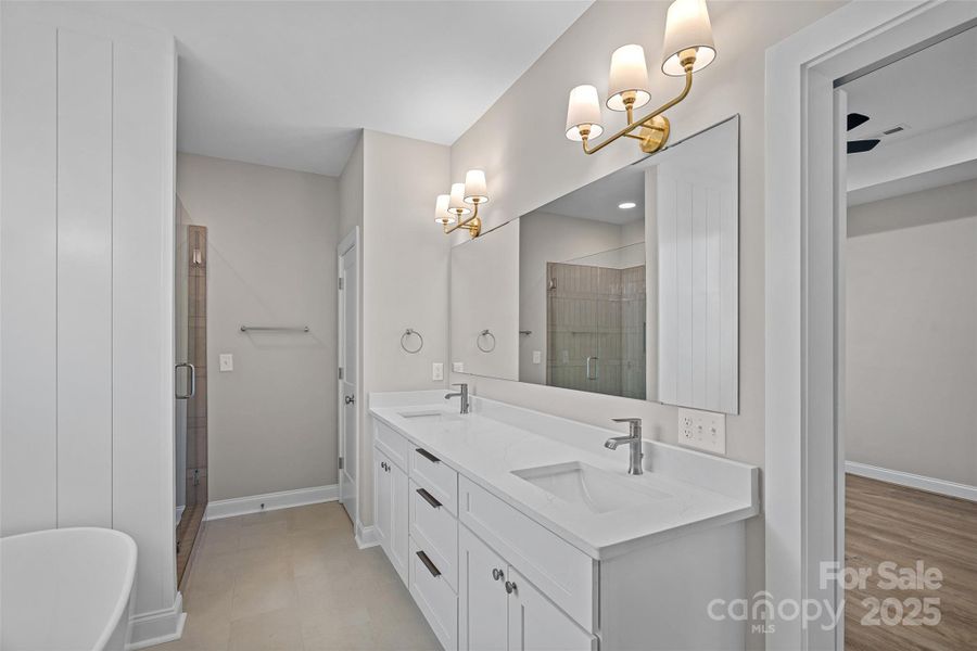 Furnished interior view inside a new home in , Harmony (Image 10).