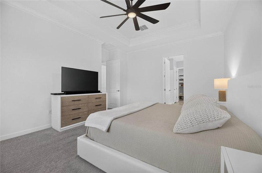 Furnished interior view inside a new home in Southshore Bay Active Adult, Wimauma (Image 49).