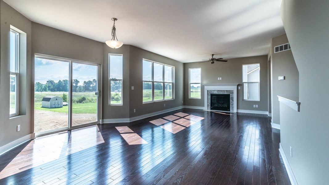 Representative unfurnished interior of a home built from the The Winslow by Norfolk Homes in Valleys, Jackson (Image 53).