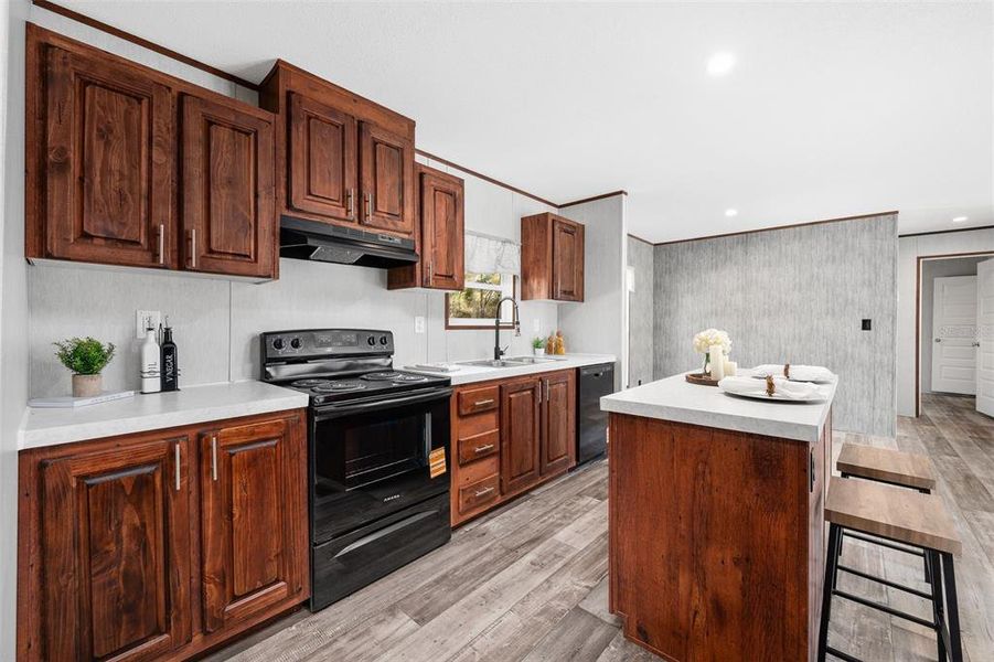 Furnished interior view inside a new home in , Bronson (Image 8).