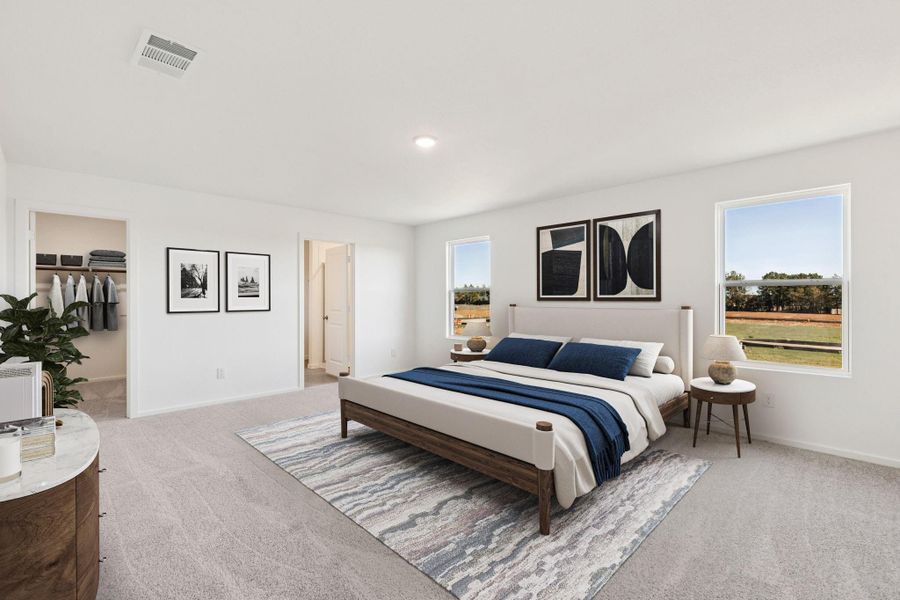 Furnished interior view inside a new home in Montgomery Bend, Montgomery (Image 9).