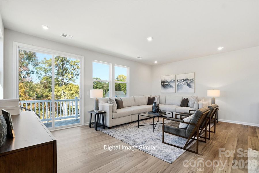 Furnished interior view inside a new home in Bratton Pointe, Rock Hill (Image 6).