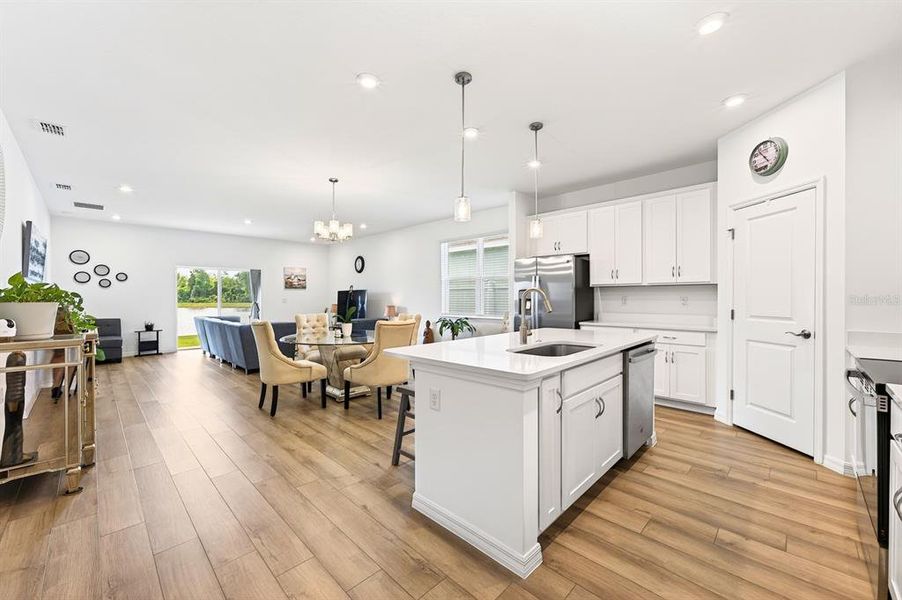 Furnished interior view inside a new home in , St. Cloud (Image 11).