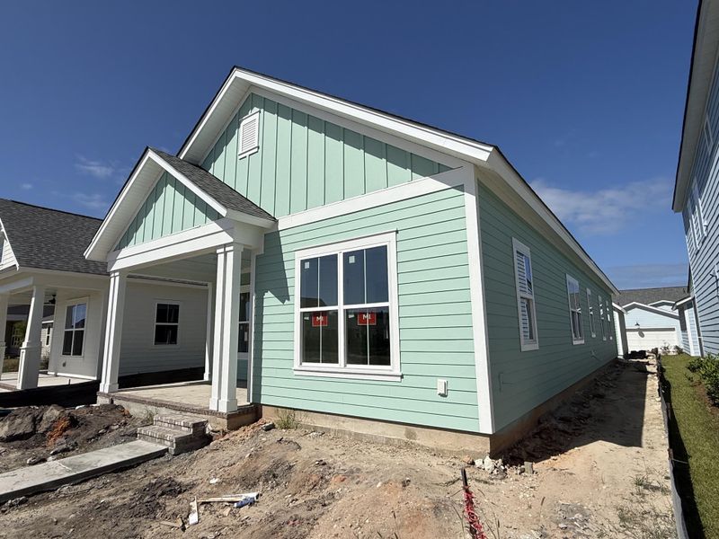 Exterior details and patio area of a home in , Summerville (Image 4). Exterior details and patio area of a home in , Summerville (Image 4).