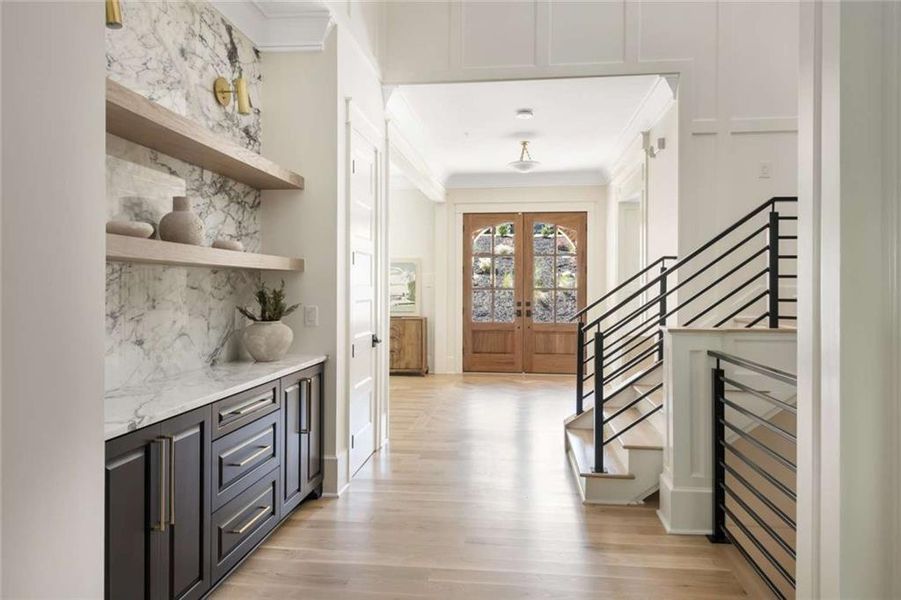 Furnished interior view inside a new home in , Alpharetta (Image 50). Furnished interior view inside a new home in , Alpharetta (Image 50).