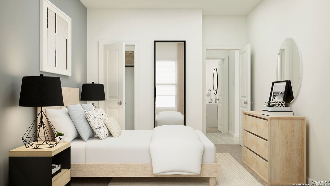 Furnished interior view inside a new home in , Corpus Christi (Image 9).