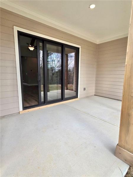 Exterior details and patio area of a home in , Waleska (Image 3).