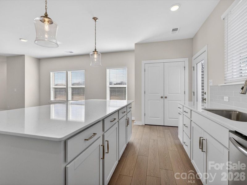 Furnished interior view inside a new home in Central Living at Craig, Charlotte (Image 5).