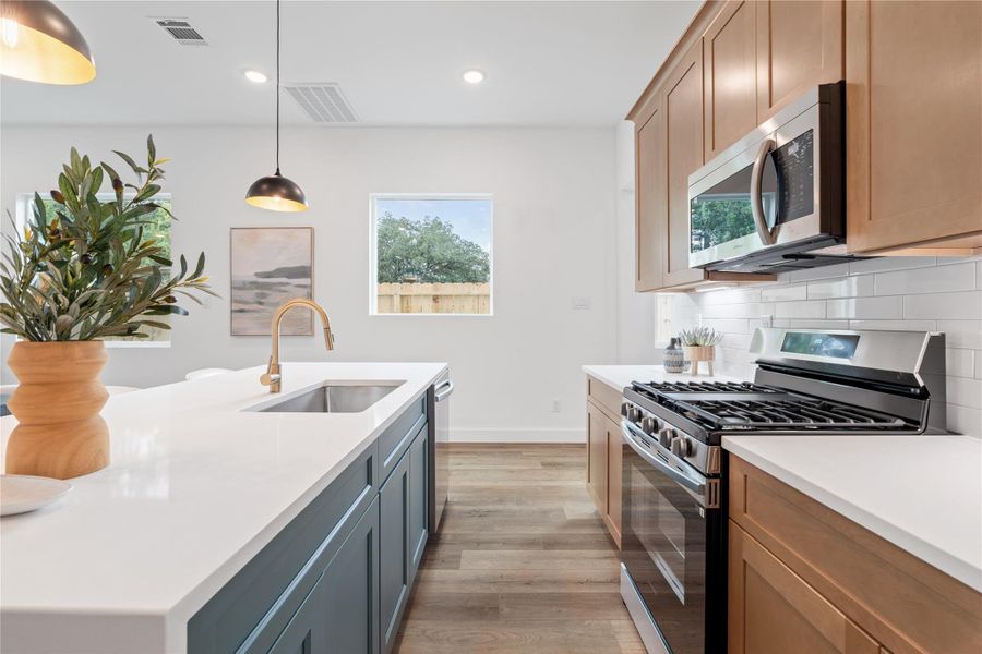 Furnished interior view inside a new home in , Houston (Image 10). Furnished interior view inside a new home in , Houston (Image 10).