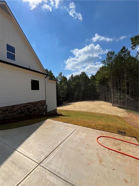 Exterior details and patio area of a home in , Waleska (Image 4).