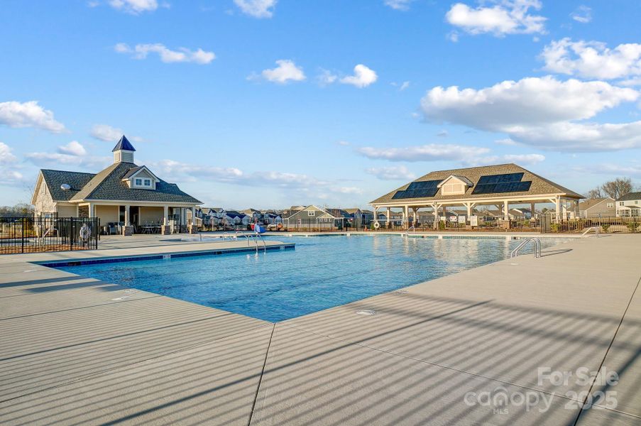 Front exterior of a new home in Waxhaw Landing, Monroe, NC, highlighting curb appeal (Image 24).