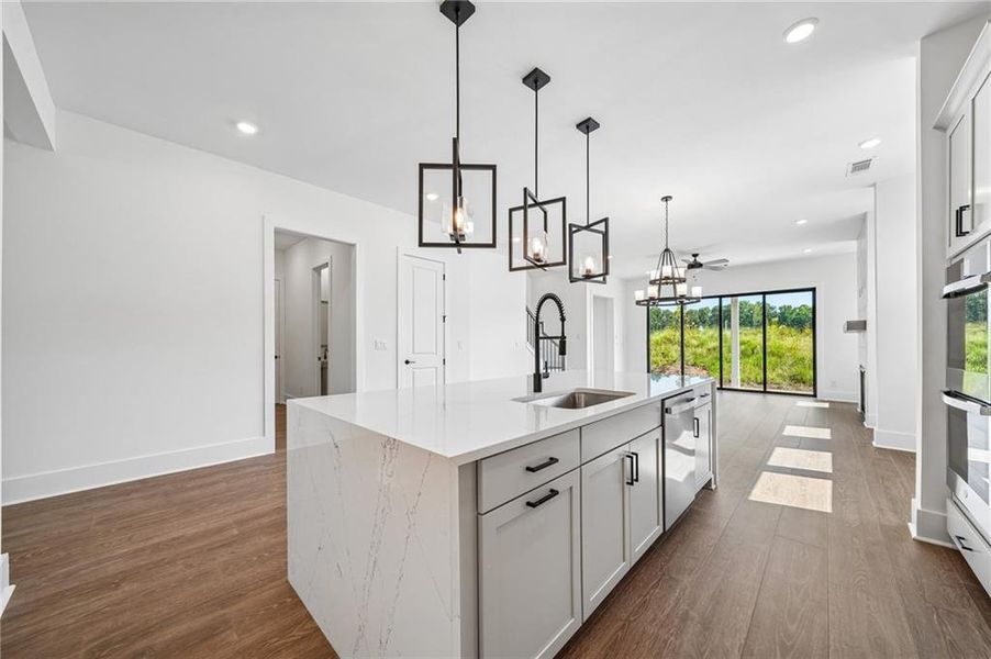 Furnished interior view inside a new home in Towson Village, Peachtree City (Image 10). Furnished interior view inside a new home in Towson Village, Peachtree City (Image 10).