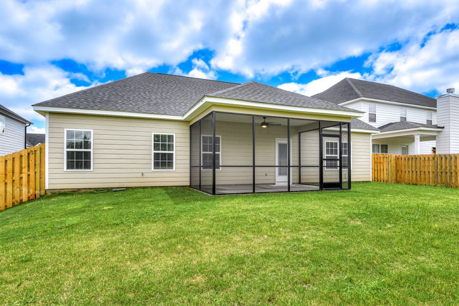 Exterior details and patio area of a home in The Sanctuary, Aiken (Image 26). Exterior details and patio area of a home in The Sanctuary, Aiken (Image 26).