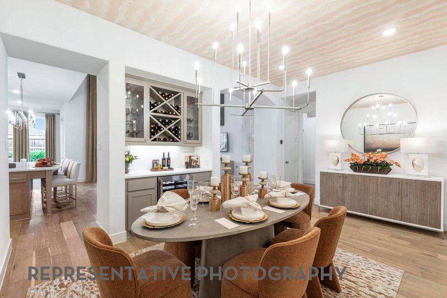 Furnished interior view inside a new home in Cross Creek West, Fulshear (Image 24).